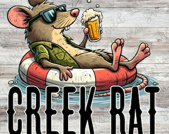 Creek Rat- Sublimation PNG