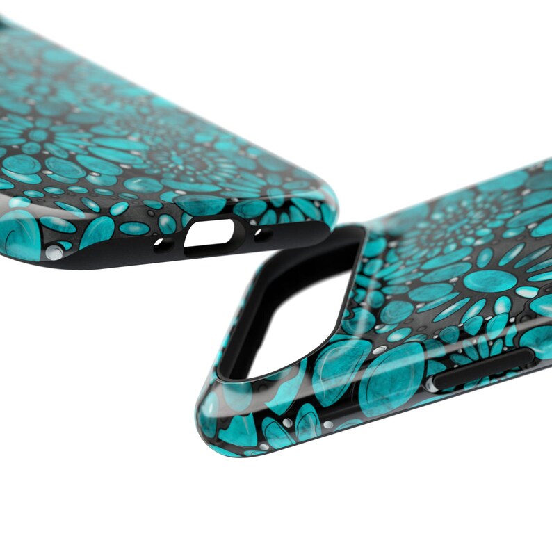 Turquoise Western iPhone 17 Case: Impact-Resistant Polycarbonate image 5
