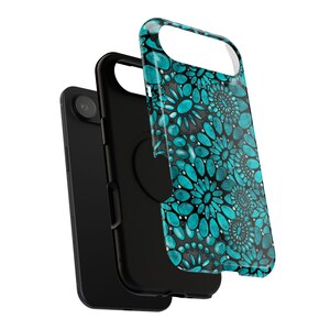 Turquoise Western iPhone 17 Case: Impact-Resistant Polycarbonate image 10