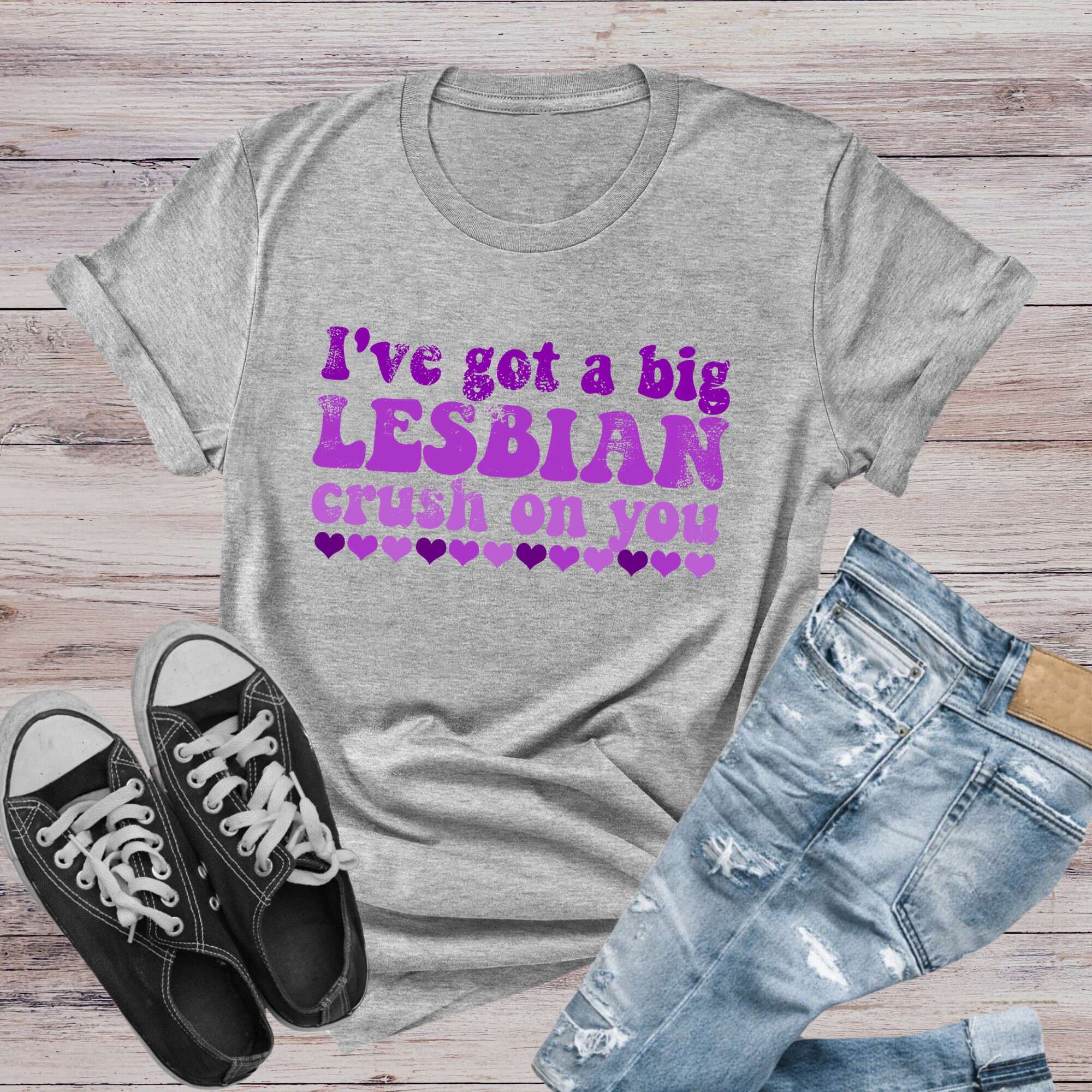 I've Got A Big Lesbian Crush On You T-Shirt I've Got A Big Lesbian Crush On You T-Shirt