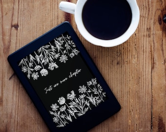 Just One More Chapter Kindle Cover Display Digital Download