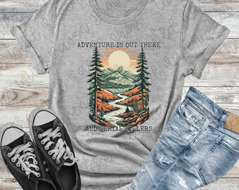 Adventure Is Out There and Serial Killers- True Crime- T-Shirt