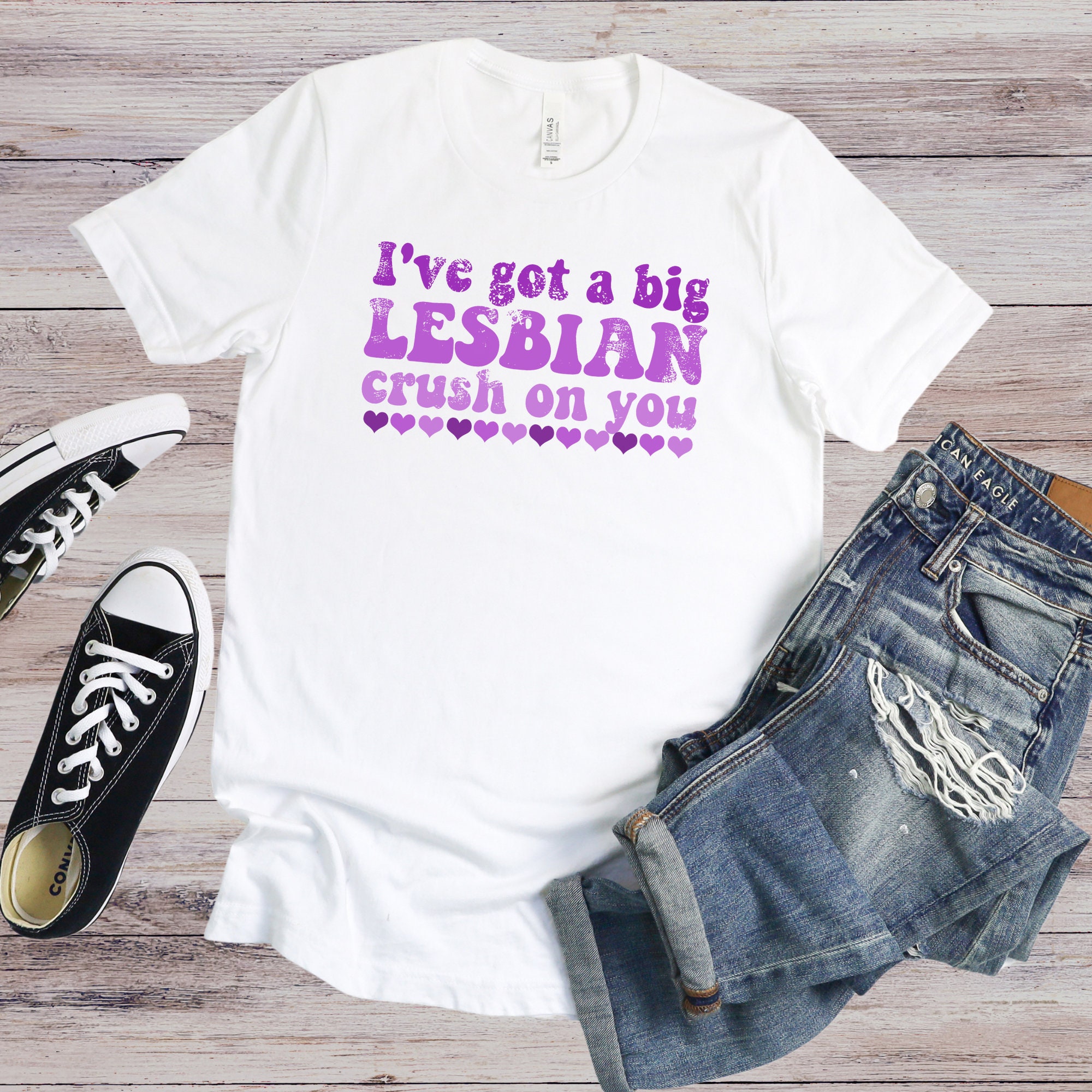 I've Got A Big Lesbian Crush On You T-Shirt I've Got A Big Lesbian Crush On You T-Shirt