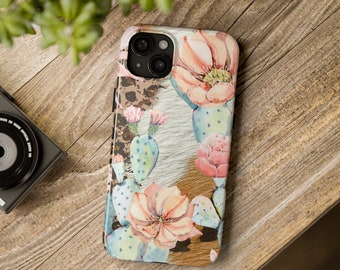 Desert Flower Cactus Tough Phone Cases