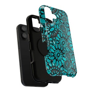 Turquoise Western iPhone 17 Case: Impact-Resistant Polycarbonate image 8