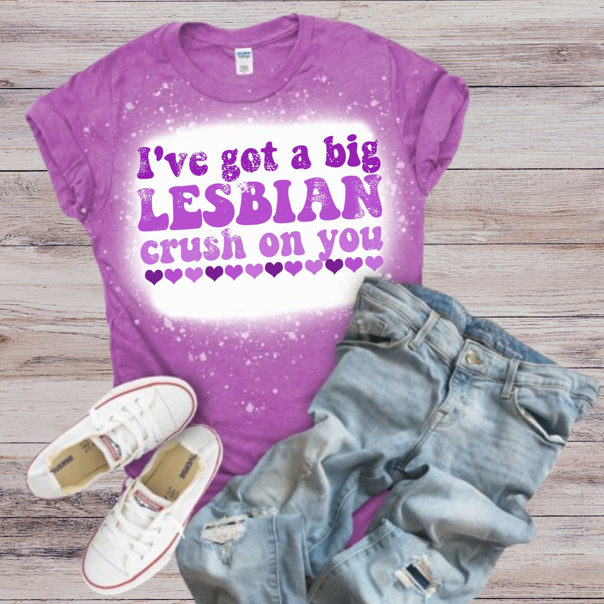 I've Got A Big Lesbian Crush On You T-Shirt I've Got A Big Lesbian Crush On You T-Shirt