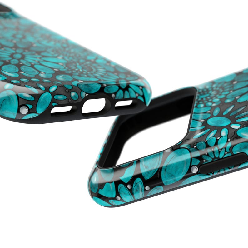 Turquoise Western iPhone 17 Case: Impact-Resistant Polycarbonate image 7