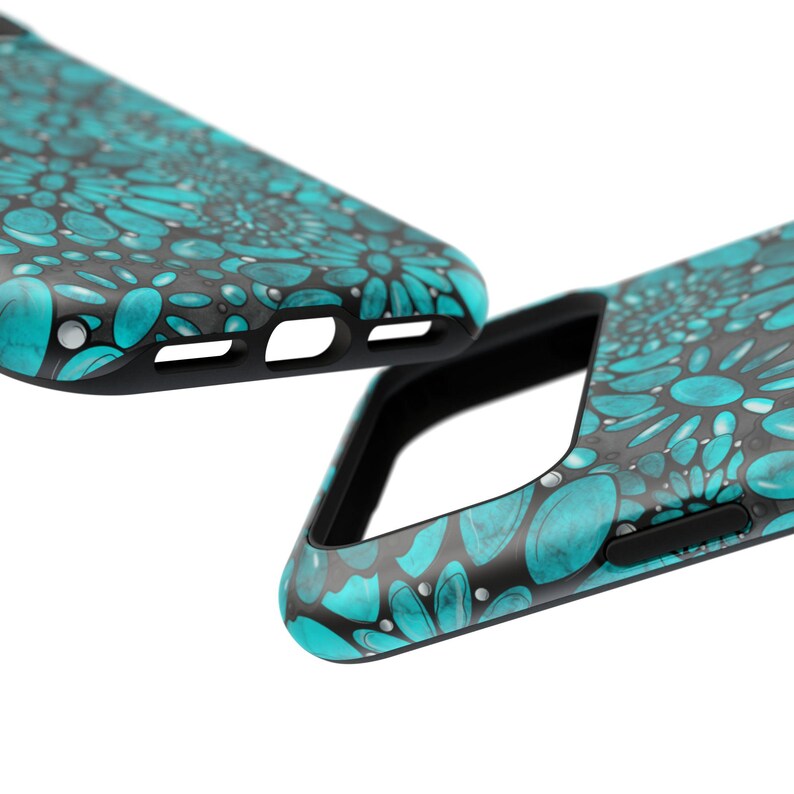 Turquoise Western iPhone 17 Case: Impact-Resistant Polycarbonate image 6