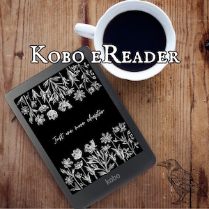 One More Chapter Floral Kobo eReader Cover