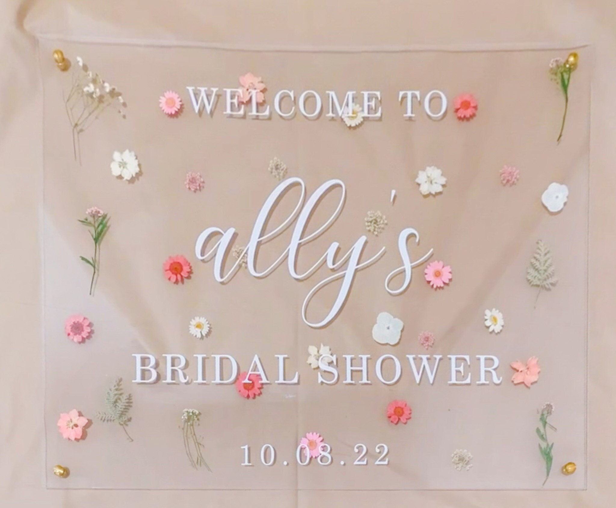 Acrylic Welcome Wedding Sign Arch Acrylic Sign Special 