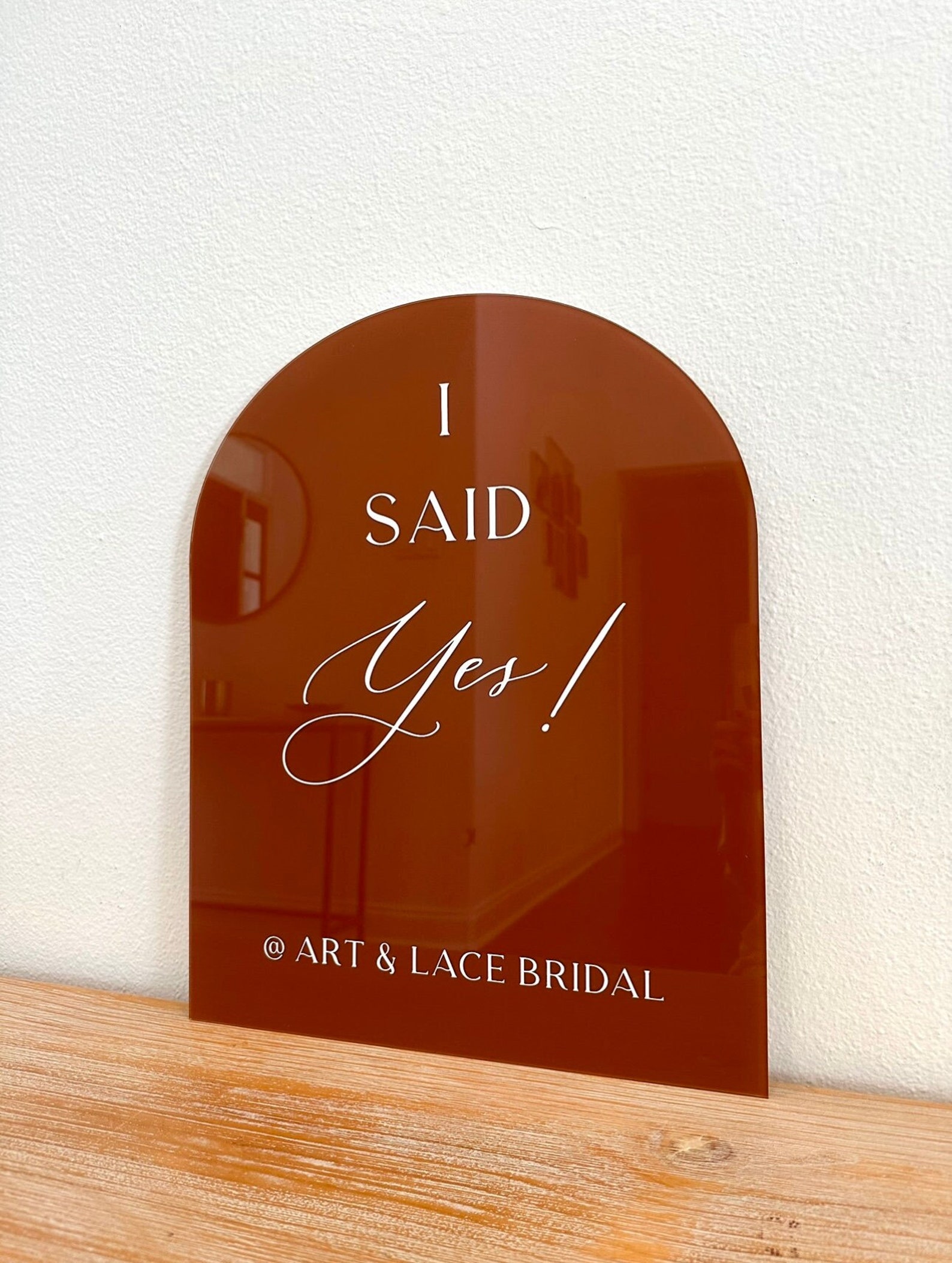 First Said Sign Sign I Said YES to the Dress Sign, Bridal Boutique Sign, Business Store Sign ...