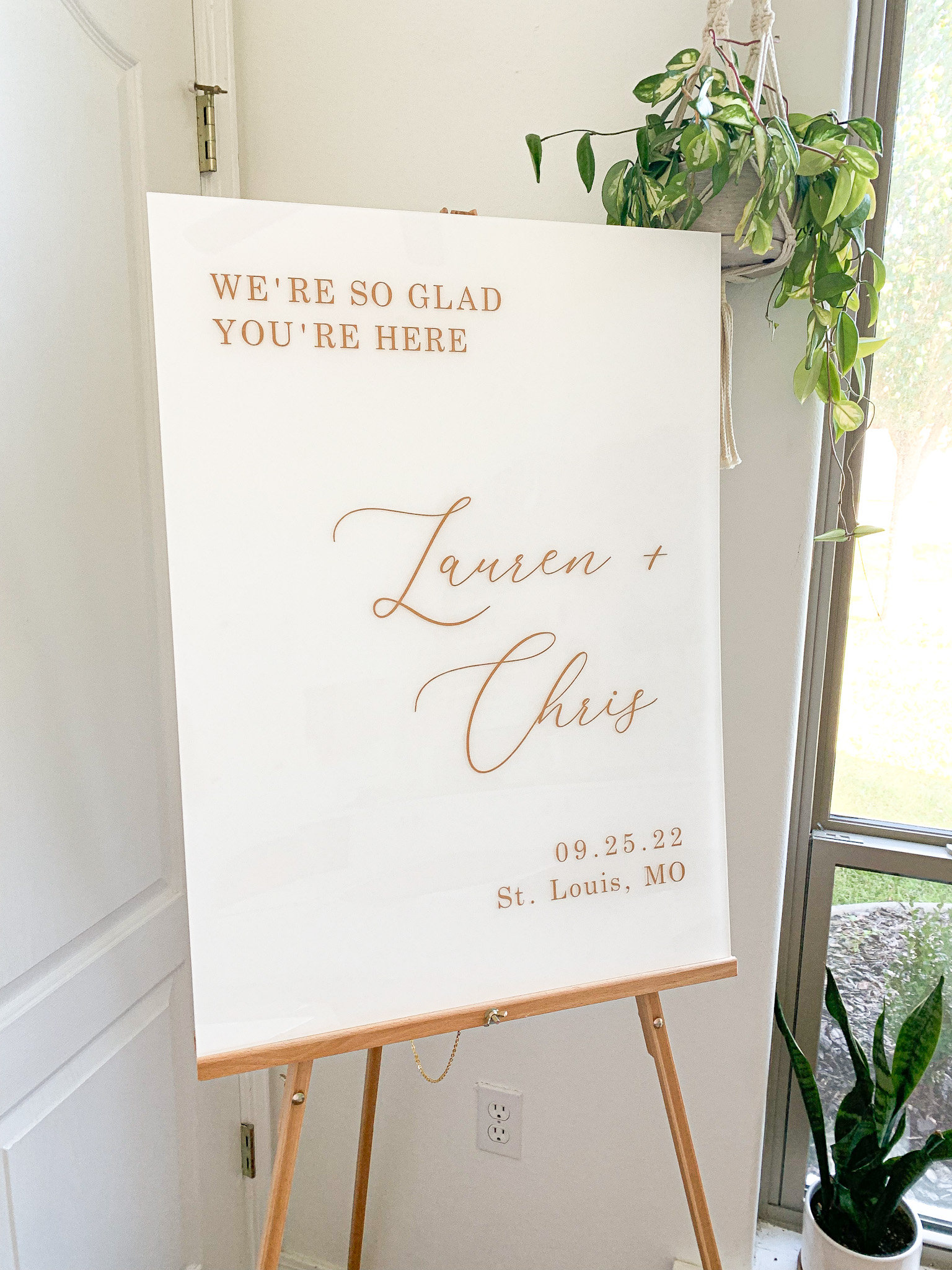 Welcome Wedding Sign Custom Acrylic Sign Personalized Sign - Etsy
