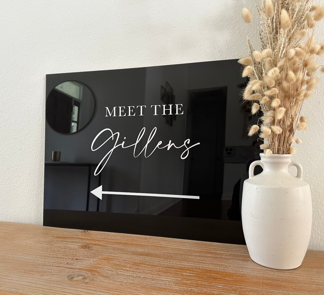 Welcome Direction Sign Directional Sign, Welcome Wedding Sign, Acrylic Wedding Sign, Custom ...