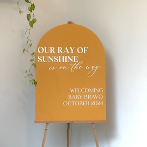 Baby Shower Welcome Sign, Welcome Wedding Sign, Arch Acrylic Painted Sign, Special Event, Custom Acrylic Sign, Personalized Wedding Sign