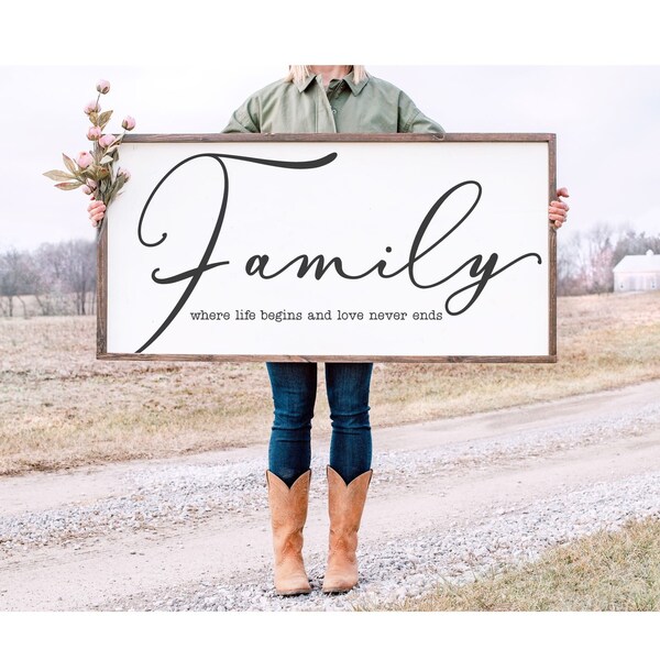 Large Farmhouse Wood Wall Decor Etsy