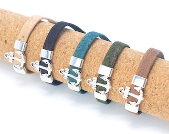 Armband natuurkurk - Natuurkurk, Sieraden van kurk, Veganistisch, Milieuvriendelijk, Duurzaam, Cadeaus