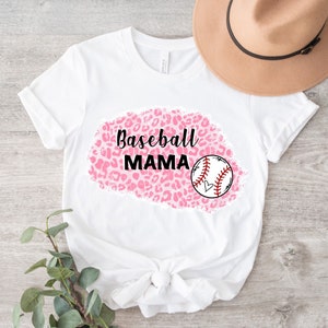 Baseball Mama PNG ~ Baseball PNG ~ Sublimation ~ Softball PNG ~ Pink Leopard Baseball ~ Digital 300dpi ~ T-Shirts ~ Waterslide Art ~ Tumbler