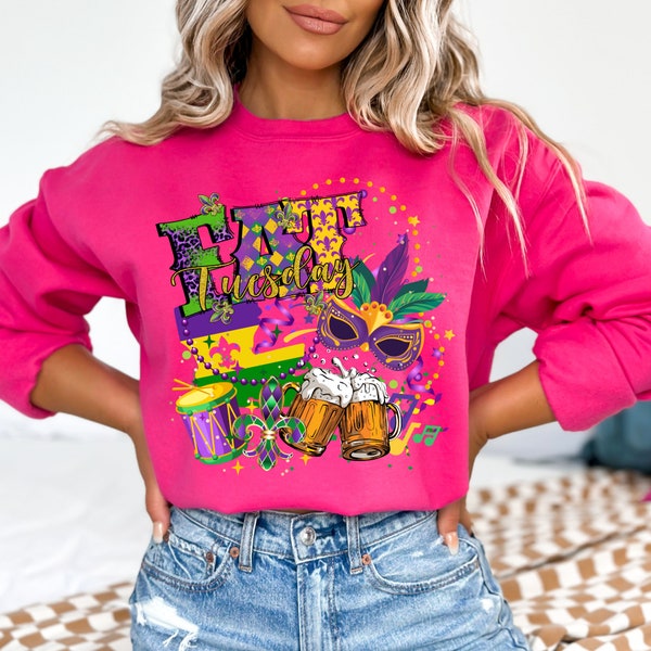 Mardi Gras Fat Tuesday PNG ~ Cute Mardi Gras Shirt Sublimation ~ DTF Transfer ~ Preppy Mardi Gras PNG ~ Boujee ~ Mardi Gras Party Clip Art