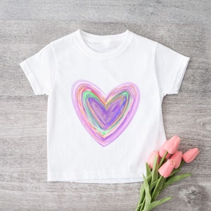 Colorful Heart PNG ~ Digital Download ~ Heart PNG ~ Sublimation Digital Download ~ Transparent ~ Printable Heart T-shirt Art ~ Waterslide