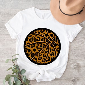 Leopard Basketball PNG ~ Sublimation Design ~ Cheetah Basketball PNG ~ Digital ~ Ballcaps ~ Basketball T-shirts ~ Mugs ~ Iron on Transfer