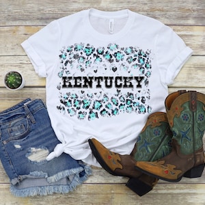 Kentucky State PNG ~ KY ~ Distressed ~ Country ~ Kentucky T-shirt ~ Heat Press ~ Leopard ~ Hearts ~ Kentucky Digital Download Clip Art ~ DTF