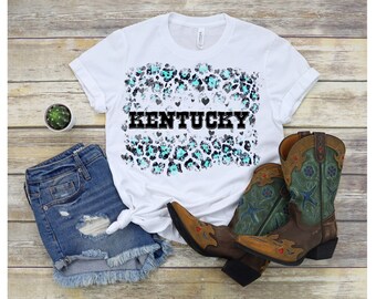 Kentucky State PNG ~ KY ~ Distressed ~ Country ~ Kentucky T-shirt ~ Heat Press ~ Leopard ~ Hearts ~ Kentucky Digital Download Clip Art ~ DTF