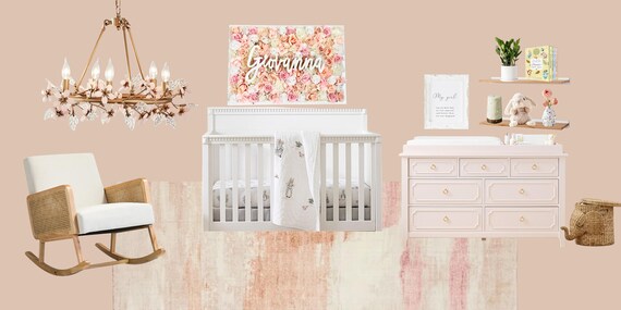 Pottery barn girl nursery hot sale
