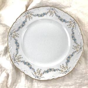 Beautiful &quot;Fontainebleau&quot; (9-3/4&quot;) plate made by Lorenz Hutschenreuther in 1970, stamped Germany and pattern was discontinued in 1979.