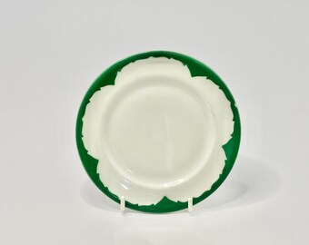 Shenango Vintage 5-1/2 inch "Everglades Green Wave" Bread and Butter Plate.