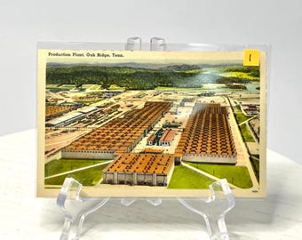 Set of 4 Oak Ridge, Tennessee Vintage 1940's Postcards.