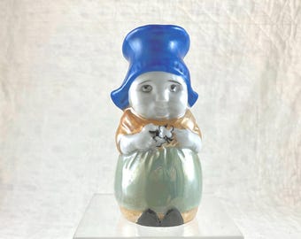 Vintage Dutch Girl Cream Pitcher: 1950s Goldcastle Lusterware