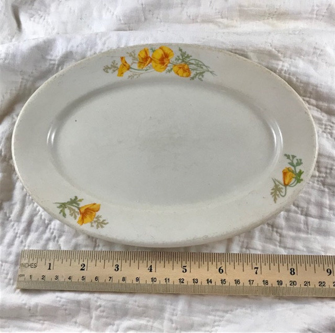 Railroad Dining Car China 91/4 Oval Platter in Etsy