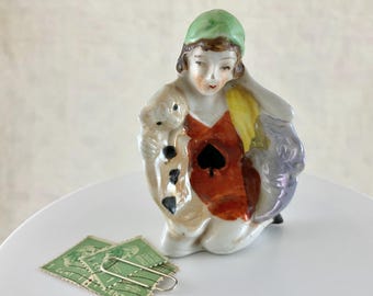1950's Made in Japan Vintage Ceramic Figural Bathing Beauty Chewing Gum Holder/Catcher.