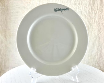 Walgreen 7" Vintage 1945 Restaurant Ware Plate by Syracuse China in Syracuse, New York.