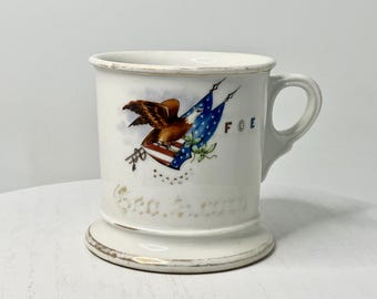 Vintage Fraternal Order of Eagles Coffee Mug by Limoges, France.