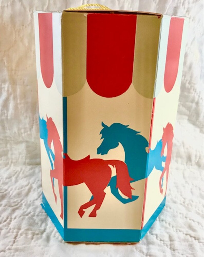 Five Colorful Flat-folded Carousel Boxes That Fold Into a 5 Sided Box ...