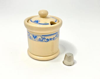 Mustard Jar - Shenango China Vintage Inca Ware.