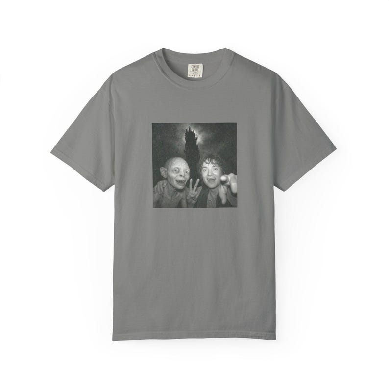 Selfie Goblin Funny Shirt, Comfort Colors Meme Tee, Vintage Movie T-shirt, Gift for Movie Fans, Ring Fans Shirt image 5