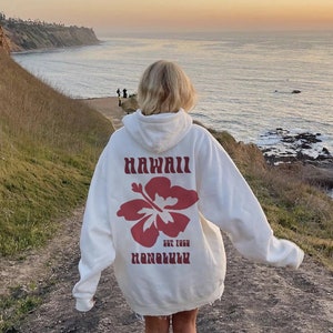 Hawaii Beach Hoodie Aesthetic Hoodie Beach Hoodie Hoodies - Etsy