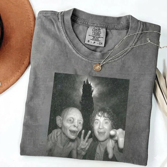 Selfie Goblin Funny Shirt, Comfort Colors Meme Tee, Vintage Movie T-shirt, Gift for Movie Fans, Ring Fans Shirt