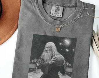 Camiseta de colores cómodos de Wizard Dunk, camiseta de lectura de fantasía, camiseta de fan de ESDLA, camiseta de película mágica, camiseta inspirada en el anillo
