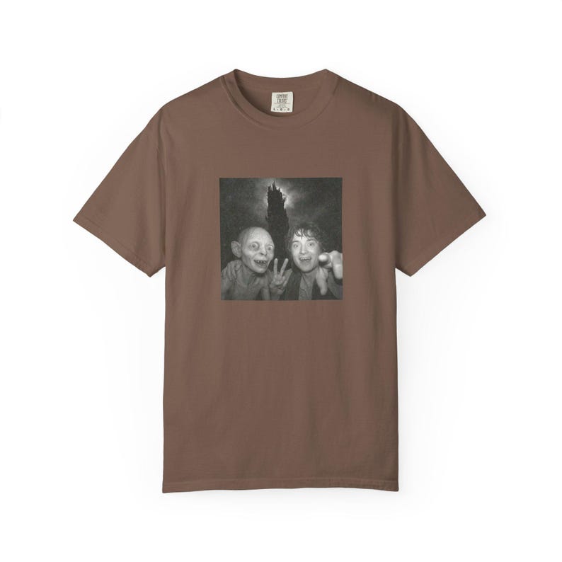 Selfie Goblin Funny Shirt, Comfort Colors Meme Tee, Vintage Movie T-shirt, Gift for Movie Fans, Ring Fans Shirt image 3