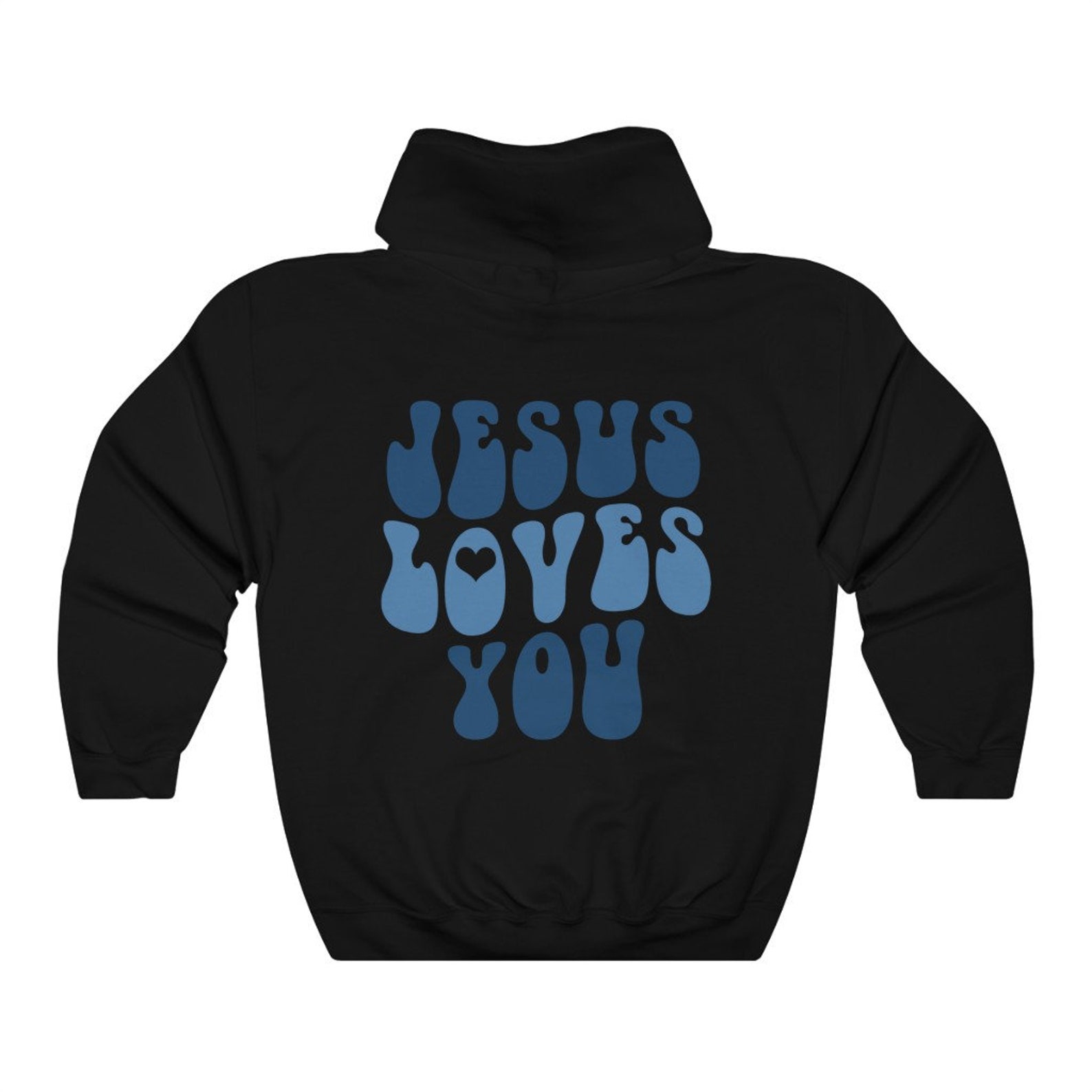 Jesus Loves You Hoodie Aesthetic Hoodie VSCO Hoodie Love Etsy