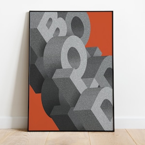 Bold - Typographic Graphic Design Poster Prints