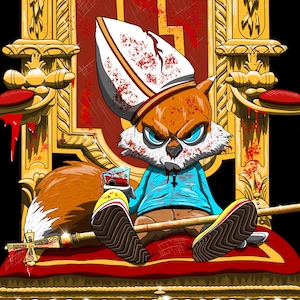 Conkering the Vatican 11x14; Signed