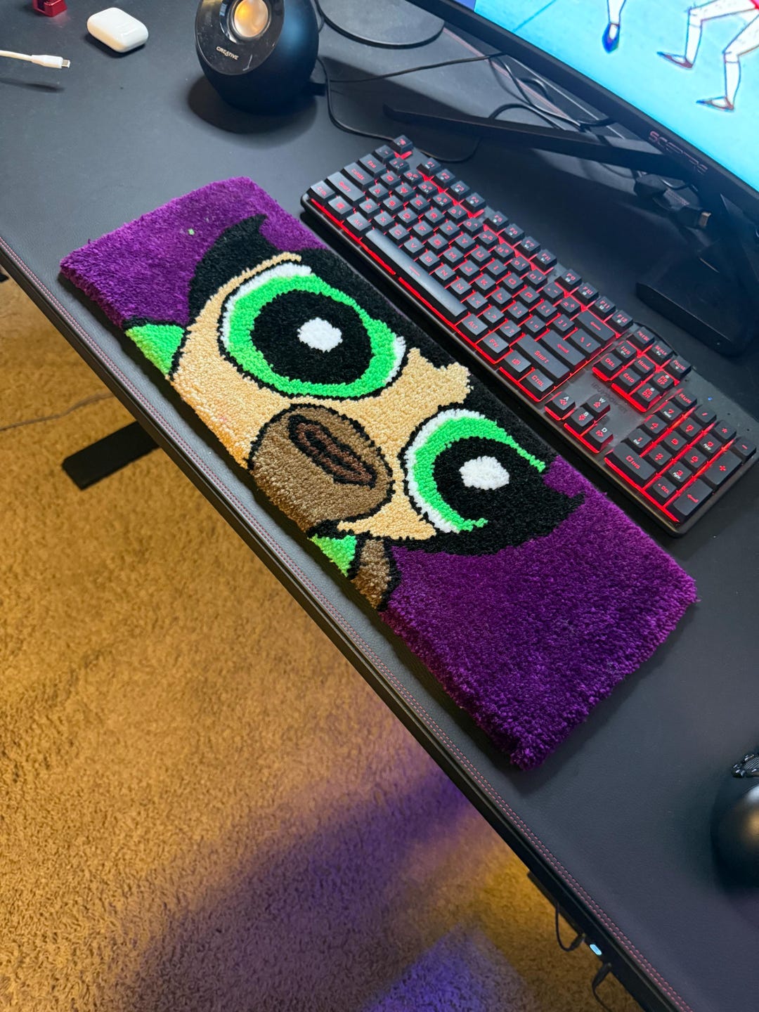20” Margarinecup Keyboard Rug - Etsy