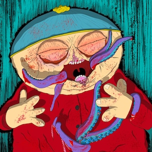 Cartman’s Demise 11x14; Signed