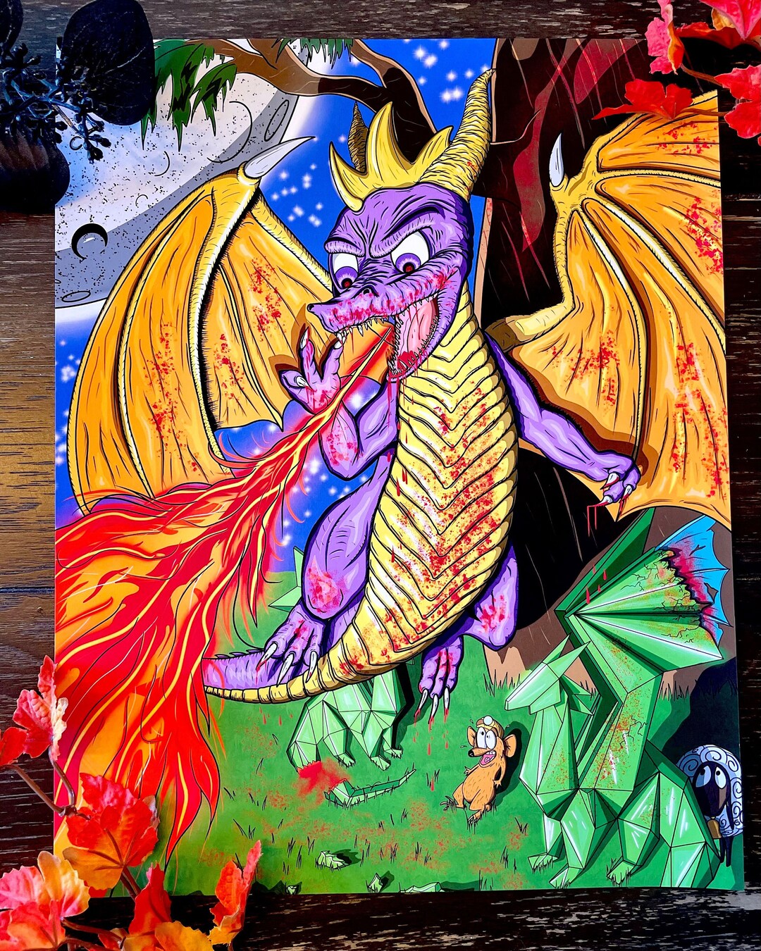 Pyro 11x14; Signed - Etsy