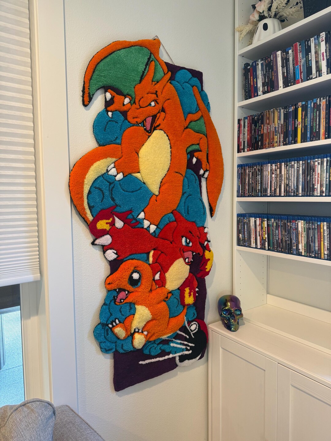 58” Charizard Evolution Wall Tapestry Rug - Etsy