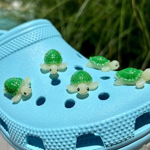 3D Turtle Shoe Charm - Cute Turtle Shoe charm - Cute shoe charms - Shoe Accessories - Shoe Charms for kids - 3D Shoe Charms - Party Favors